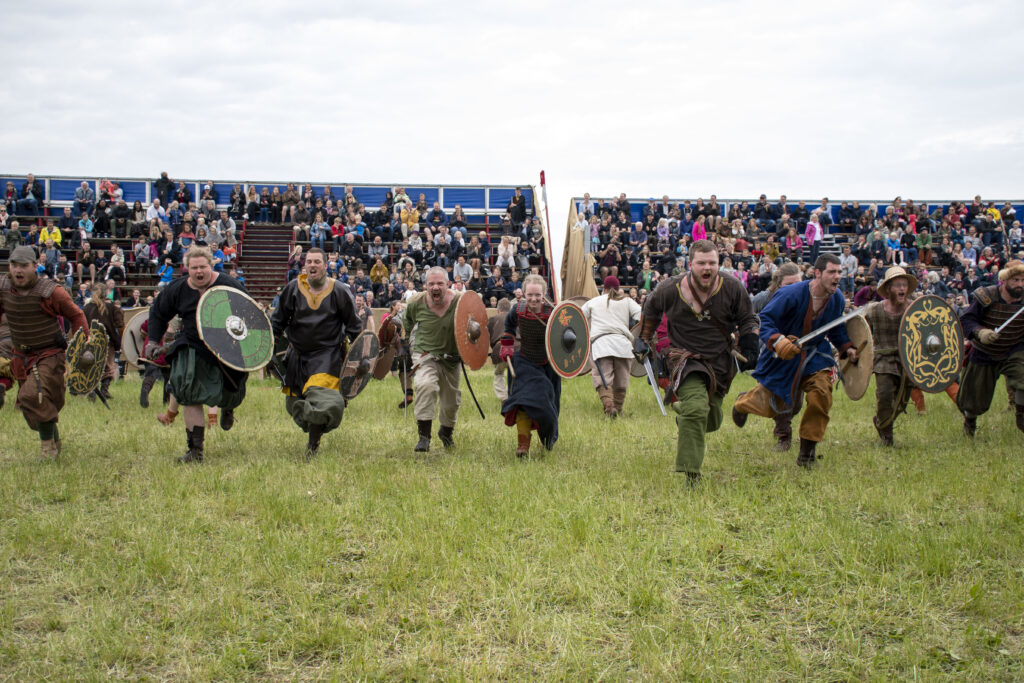 Vikinger til Middelalderfest - Foto: Michael Roldhave