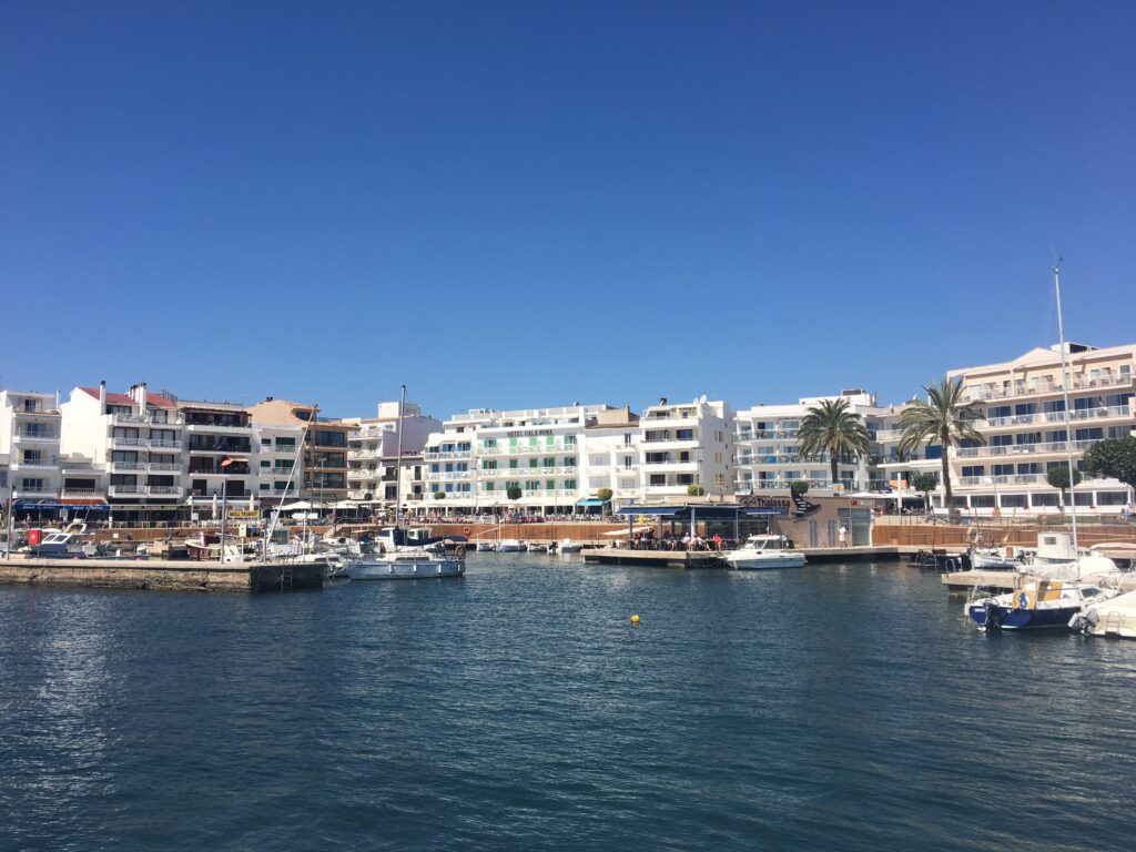 Mallorca set fra vandet