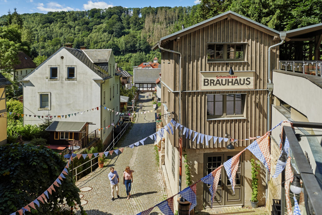 Den tyske landsby Schmilka (Foto: Tysk Turist Information)