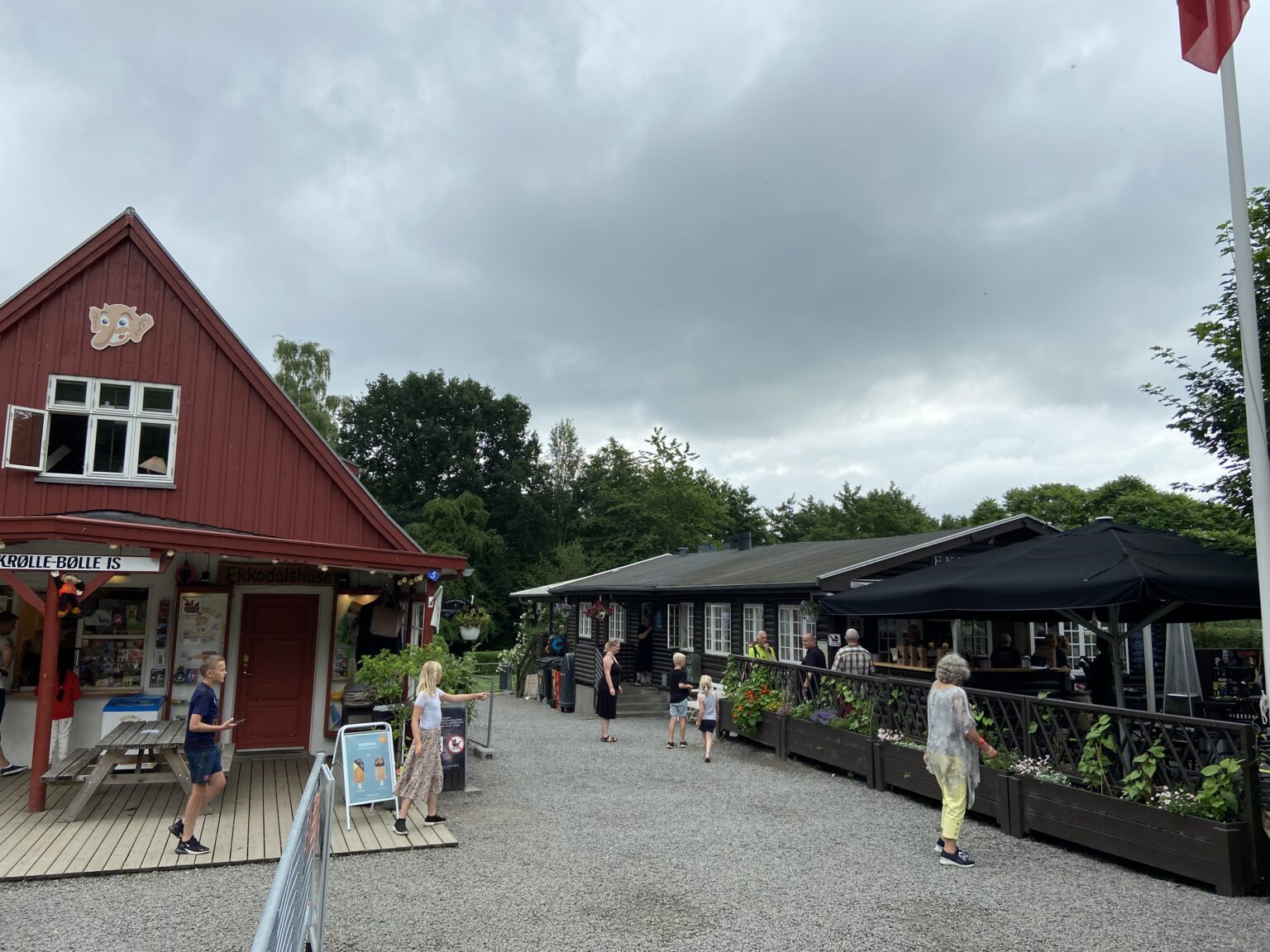 Ekkodalen Rytterknægten Ekkodalshuset Kort over området