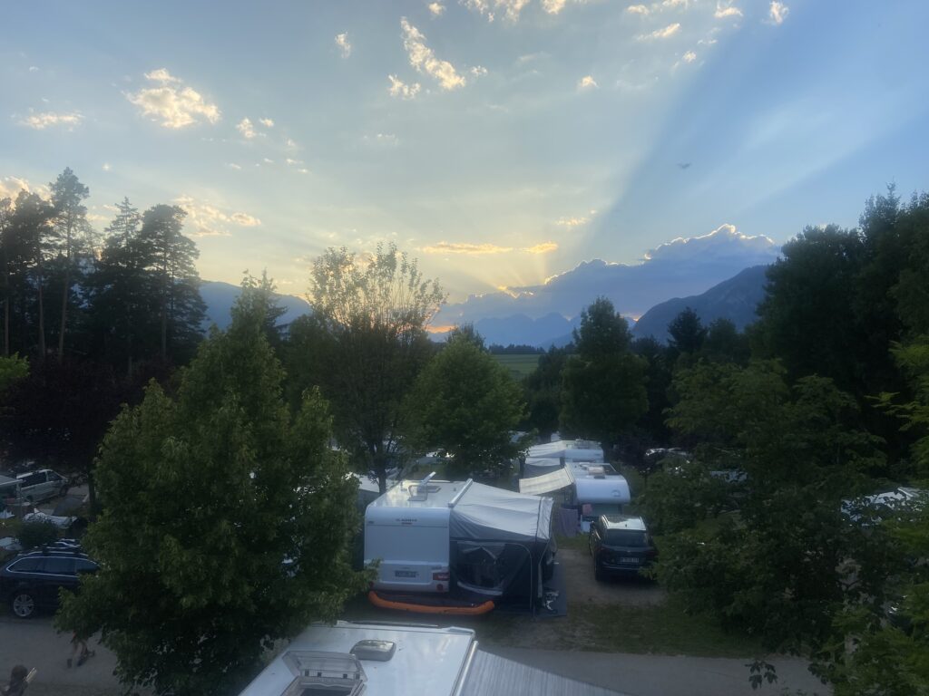 Natterer See Camping, Innsbruck (Foto: Ferieogborn.dk)