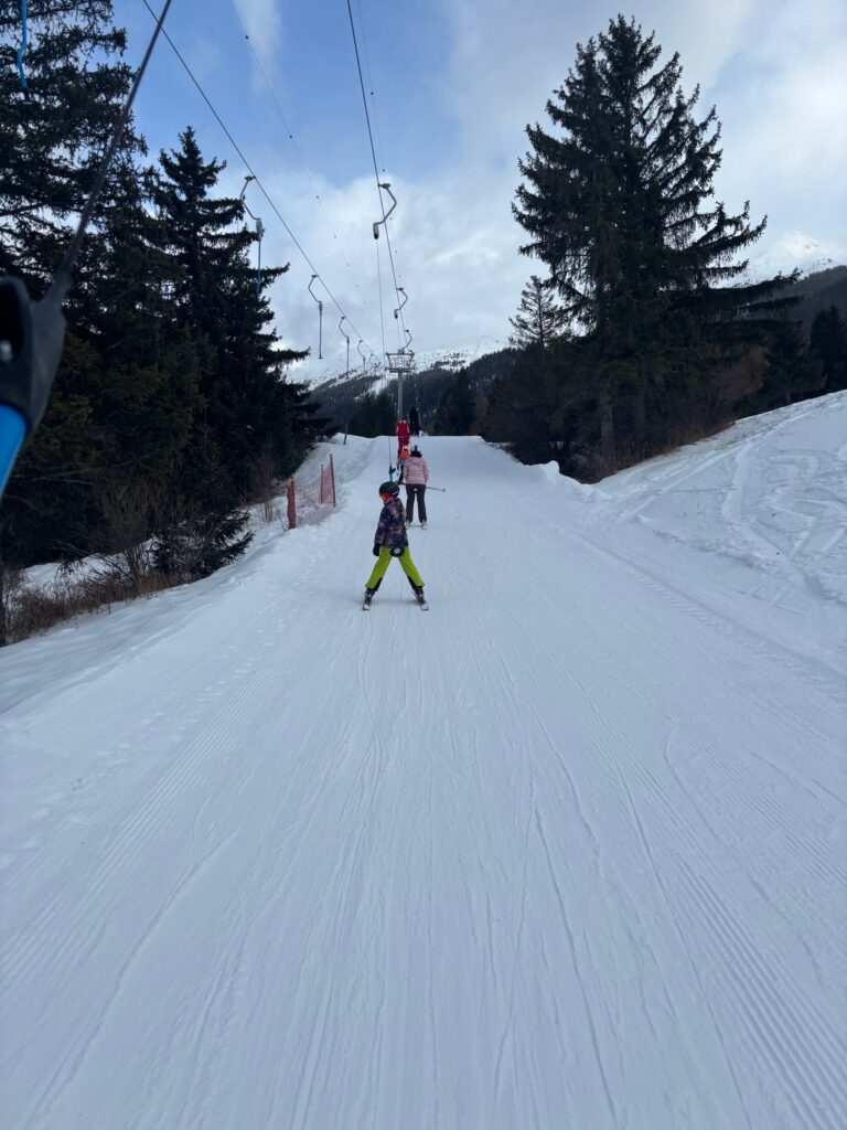 Med træklift i Val Cenis (Foto: Ferieogborn.dk)