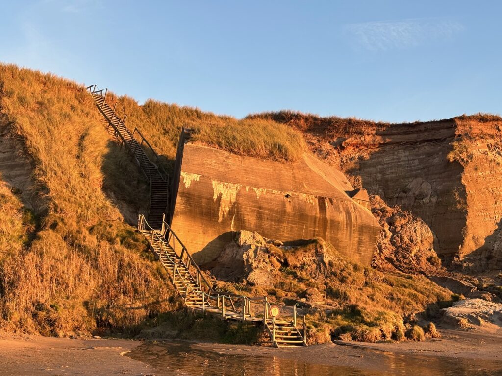 Bunker ved Nr. Lyngby Strand (Foto: Ferieogborn.dk)