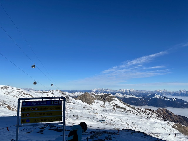 Udsigt over Kitzsteinhorn gletsjer. (Foto: Ferieogborn.dk)